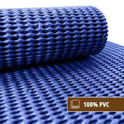Imagem de 12 Jogo Americano PVC Antiderrapante Flex Resistente Azul