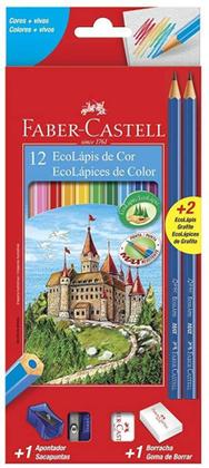 Imagem de 12 Lápis de Cor Ecolápis Faber Castell