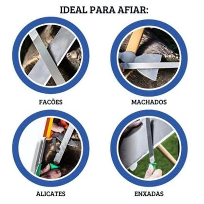 Imagem de 12 lima enxada chata nicholson 8 polegadas kit 12un