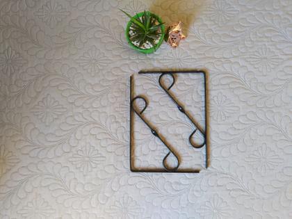 12 mão francesa cantoneira colonial fazenda rustico prateleira suspensa parede grande - NA - Decoração Rústica Imagem de 12 mão francesa cantoneira colonial fazenda rustico prateleira suspensa parede grande