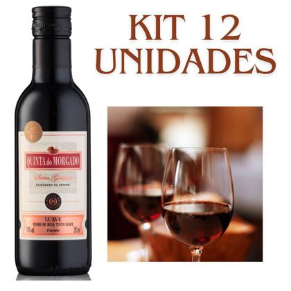 Imagem de 12 Mini Vinho Tinto Suave Quinta Do Morgado Baby 245ml Lembrancinha