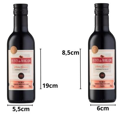 Imagem de 12 Mini Vinho Tinto Suave Quinta Do Morgado Baby 245ml Lembrancinha