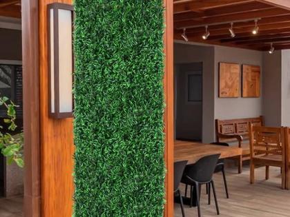 Imagem de 12 Painéis Rico em Folhas Permanentes com Desconto por Quantidade Jardim Vertical Artificial