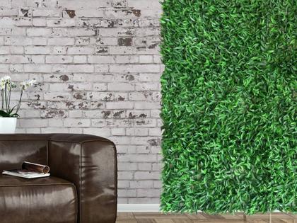 Imagem de 12 Painéis Rico em Folhas Permanentes com Desconto por Quantidade Jardim Vertical Artificial