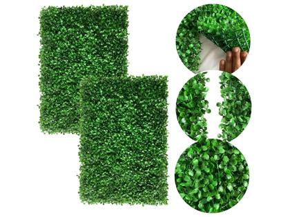 Imagem de 12 Painéis Rico em Folhas Permanentes com Desconto por Quantidade Jardim Vertical Artificial