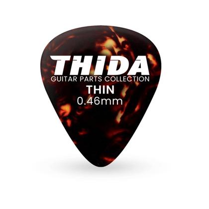 Imagem de 12 Palhetas Thin Cores Sortidas Celuloide P/ Violão Guitarra