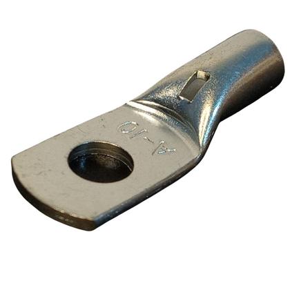 Imagem de 12 Ponteiras Tubular 16mm M6 Cobre Estanhado Compressão Barramento Disjuntores Bateria Chaves Fios Cabos Terminal Olhal