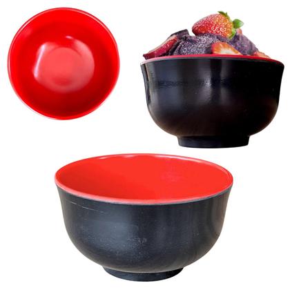 Imagem de 12 Tigelas Bowl Melamina Oriental Restaurante Japones 200ml