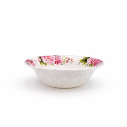 Imagem de 12 Tigelas Melamina 15,2cm Floral Ideal Mesa Posta Residencial