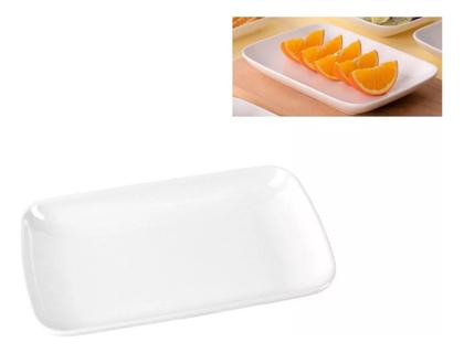 Imagem de 12 Travessas Bandeja Retangular em Melamina 19x12cm Servir