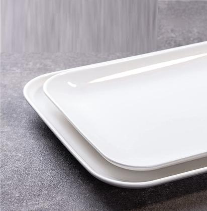 Imagem de 12 Travessas Bandeja Retangular em Melamina 19x12cm Servir