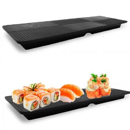 Imagem de 12 Travessas Retangular Malamina Oriental Sushi Sashimi