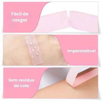 Imagem de 12 Un Fita Adesiva Para Extensão de Cílios 9m Respirável Colorida