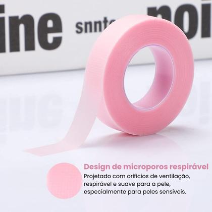 Imagem de 12 Un Fita Adesiva Para Extensão de Cílios 9m Respirável Colorida