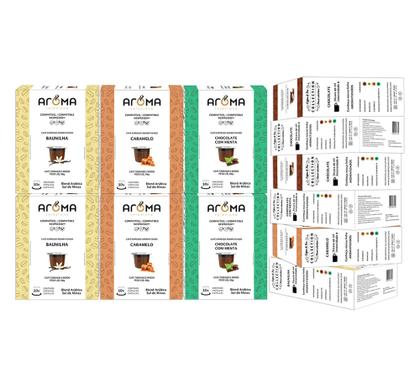 Imagem de 120 Cápsulas Café Aromatizados Aroma Selecione Escolha Sabores - Cápsulas Para Nespresso *