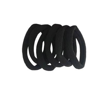 Imagem de 120 mini Elásticos De Cabelo Rabicó Xuxinha Preta