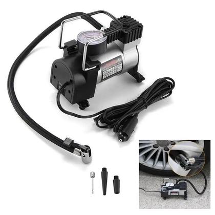 Imagem de 12v compressor de ar elétrico para carro, 100psi, pneu, bomba de ar portátil, universal, para bicicleta, motocicleta