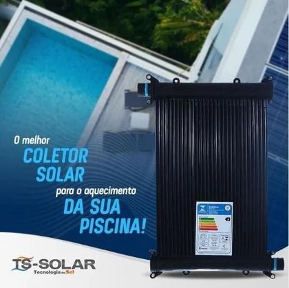 Imagem de 13 Placas 4mt - Aquecedor Solar Piscinas - 15,5m²/21.500 Litros - Marca Ts Solar