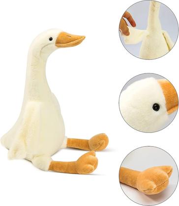 Imagem de 15.7 "Swan animal de pelúcia, suave ganso pelúcia brinquedo