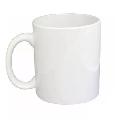 15 Canecas de Porcelana 300 ml Branca Simples ( Não e para Sublimar ) Lettering Promocional - Sublime Imagem de 15 Canecas de Porcelana 300 ml Branca Simples ( Não e para Sublimar ) Lettering Promocional