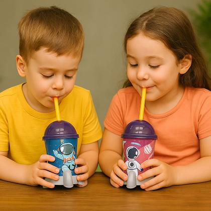 Imagem de 15 Copo Nave Espacial Foguete Lembrancinha Festa Aniversário