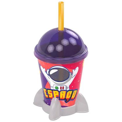 Imagem de 15 Copo Nave Espacial Foguete Lembrancinha Festa Aniversário