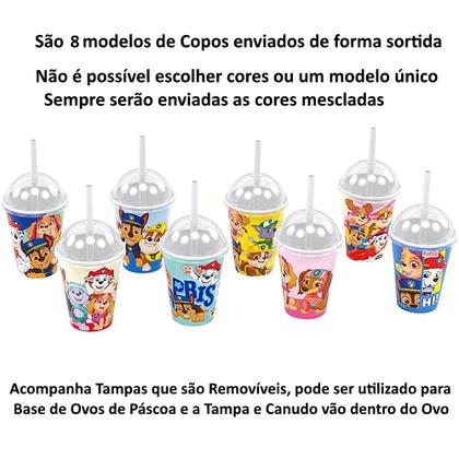 Imagem de 15 Copos Patrulha Canina para Festa Infantil Sacola Surpresa