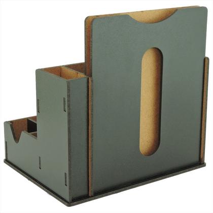 Imagem de 15 Porta Comanda Sachê Guardanapo Temperos Sal Canudo Palito Mdf Preto