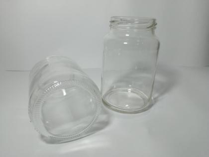 Imagem de 15 unidades de potes de vidro 600ml com tampa branca