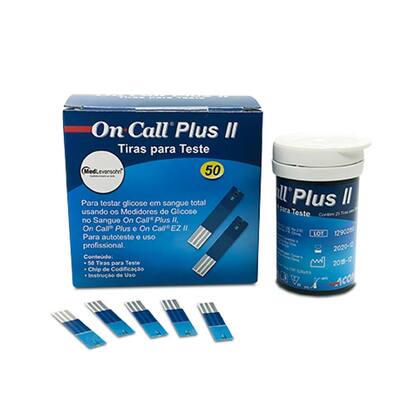 Imagem de 150 Tiras de Glicose On Call Plus II