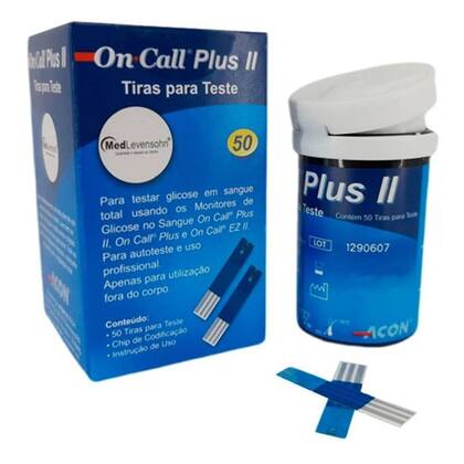 Imagem de 150 Tiras de Glicose On Call Plus II