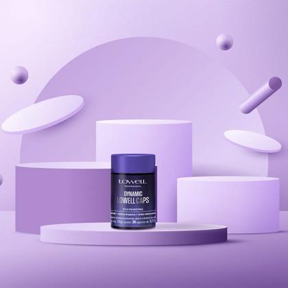 Imagem de 1500LW-Kit Lowell Dynamic Shampoo-Cond-Serum-Caps 4 produtos