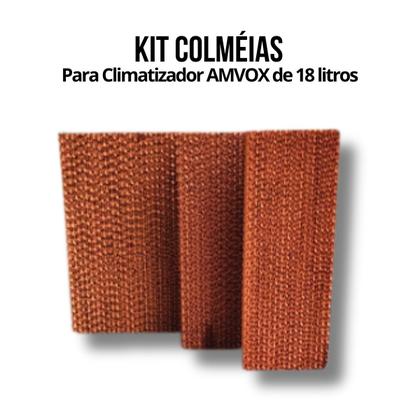 Imagem de 151239 Kit Colmeia Amvox ACL 18 Litros Jogo Completo 3 Peças