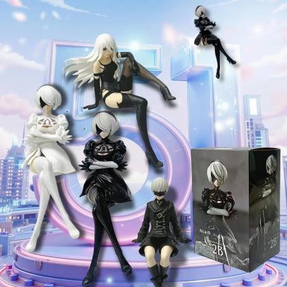15CM NieR Automata Yorha Tipo 2B A2 PVC Anime Action Figure Modelo