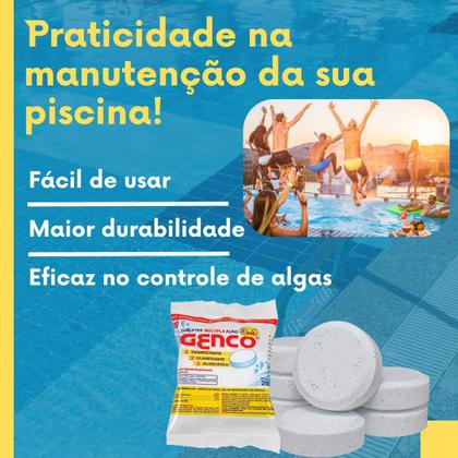 Imagem de 15Un Pastilhas Cloro Multiação 3 em 1 Genco