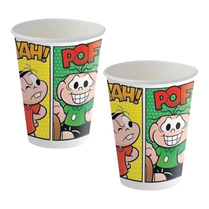 Imagem de 16 Copos de Papel Festa Turma da Mônica 200 ml Festcolor Licenciado - Inspire Sua Festa Loja