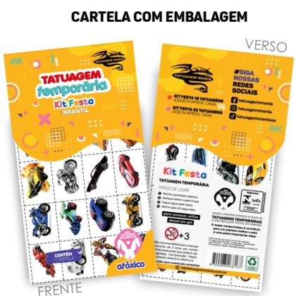 Imagem de 160 Tatuagem Infantil Temporária Carros 3  Kit Festa 32-026