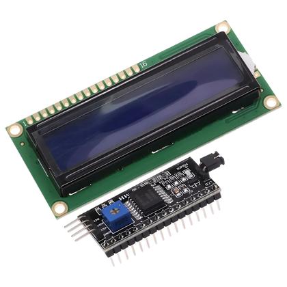 Imagem de 1602 16x2 HD44780 para Arduino Character LCD /w Módulo adaptador de interface serial IIC/I2C