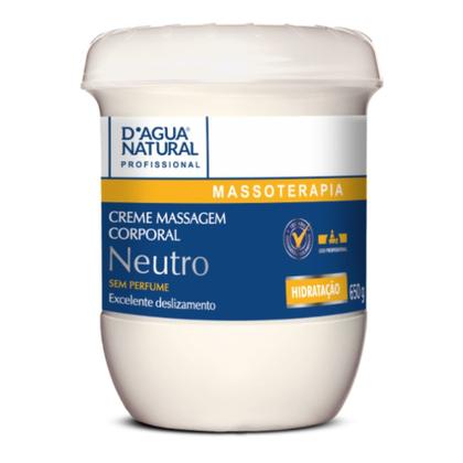 Imagem de 18 Creme Massagem Corporal Neutro  650G Dagua natural