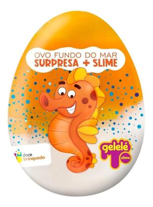 Imagem de 18 Und Ovo Surpresa Slime Fundo Do Mar 140g - Doce Brinquedo