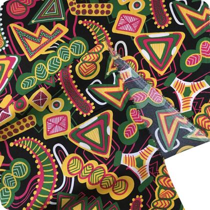 Imagem de 18m Tecido Decoração Carnaval Especial Estampas Africanas 