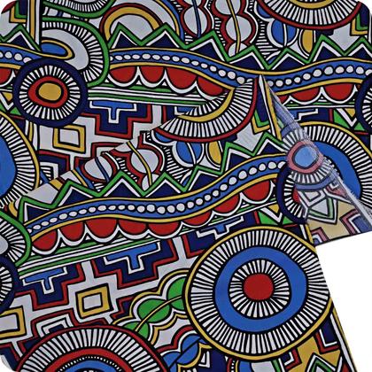 Imagem de 18m Tecido Decoração Carnaval Especial Estampas Africanas 