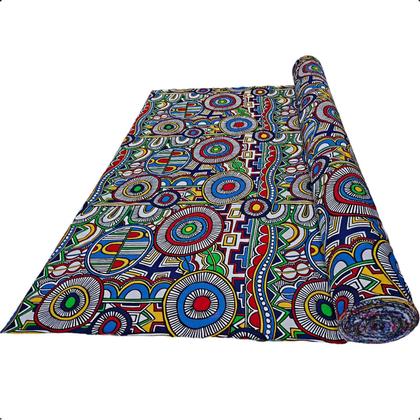 Imagem de 18m Tecido Decoração Carnaval Especial Estampas Africanas 