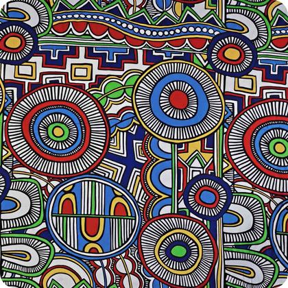 Imagem de 18m Tecido Decoração Carnaval Especial Estampas Africanas 