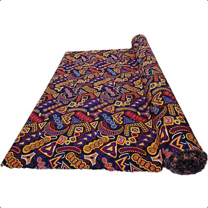 Imagem de 18m Tecido Decoração Carnaval Especial Estampas Africanas 