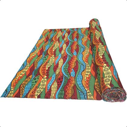 Imagem de 18m Tecido Decoração Carnaval Especial Estampas Africanas 