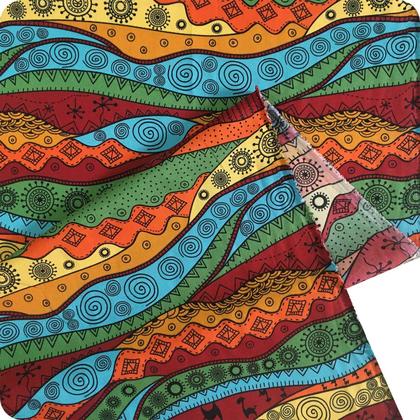 Imagem de 18m Tecido Decoração Carnaval Especial Estampas Africanas 