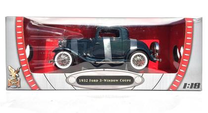 1932 Ford 3 Window Coupe - Escala 1:18 - Yat Ming - Carrinhos e