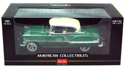 1954 Chevrolet Bel Air - Escala 1:18 - Sun Star - Carrinhos e Cia
