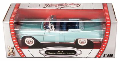 自動車 YatMing CadillacELDORADO Biarritz 1958 1958 Cadillac Eldorado Biarritz - Escala 1:18 - Yat Ming